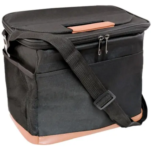 Coolix Lunch Cooler Bag Black Front